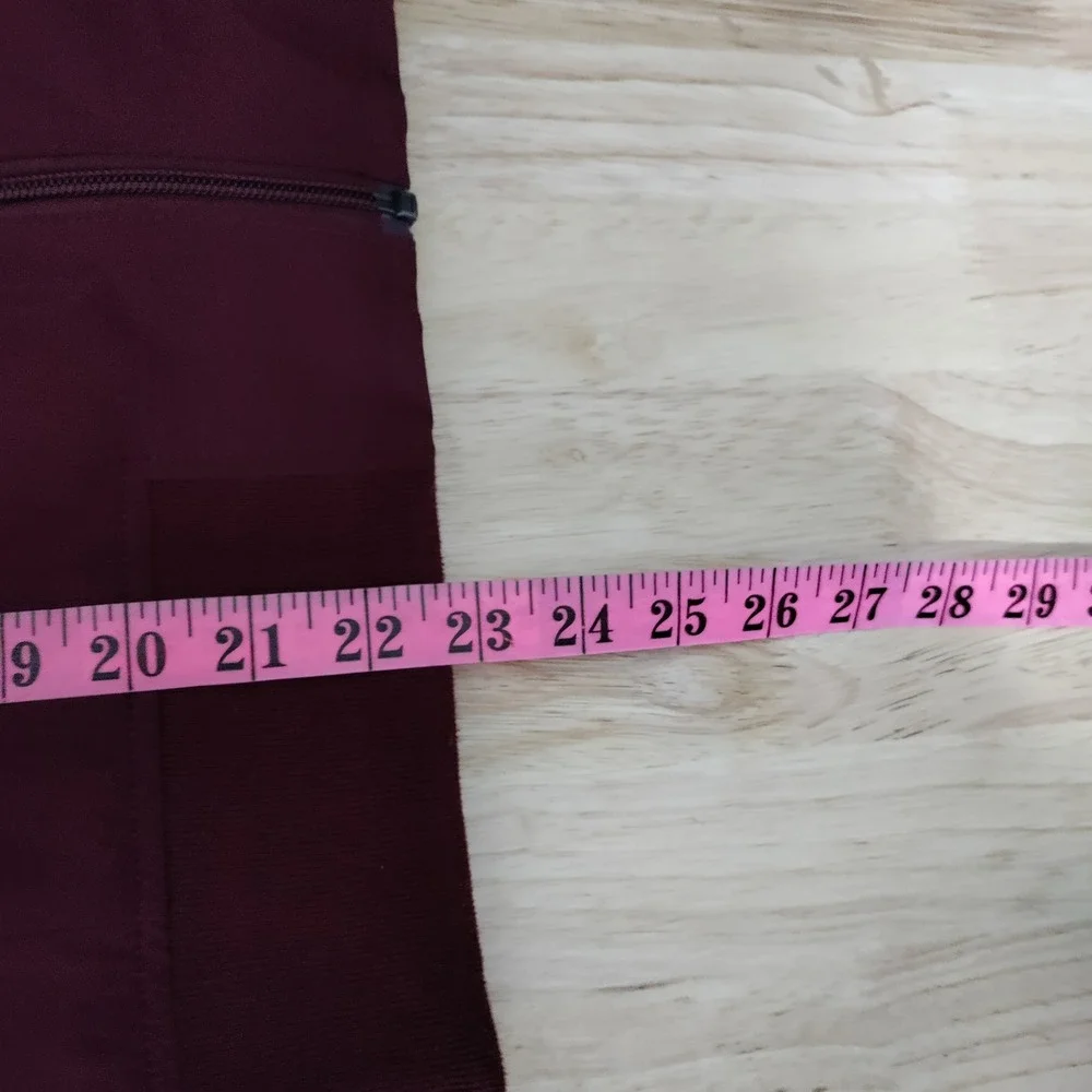 Banana Republic Mens Burgundy Full Zip Stretch Bomber Jacket‎ Small Maroon 2899